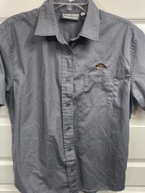 Mcdonald's Fresh Fashion More Short Sleeve Button Up Uniform Work Hambugler Med